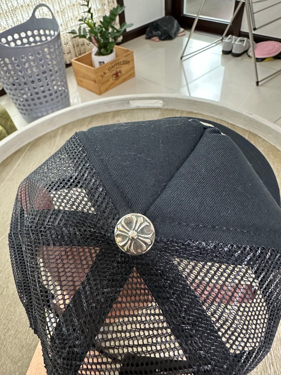 크롬하츠 세메터리 레더패치 트러거캡 상품이미지2