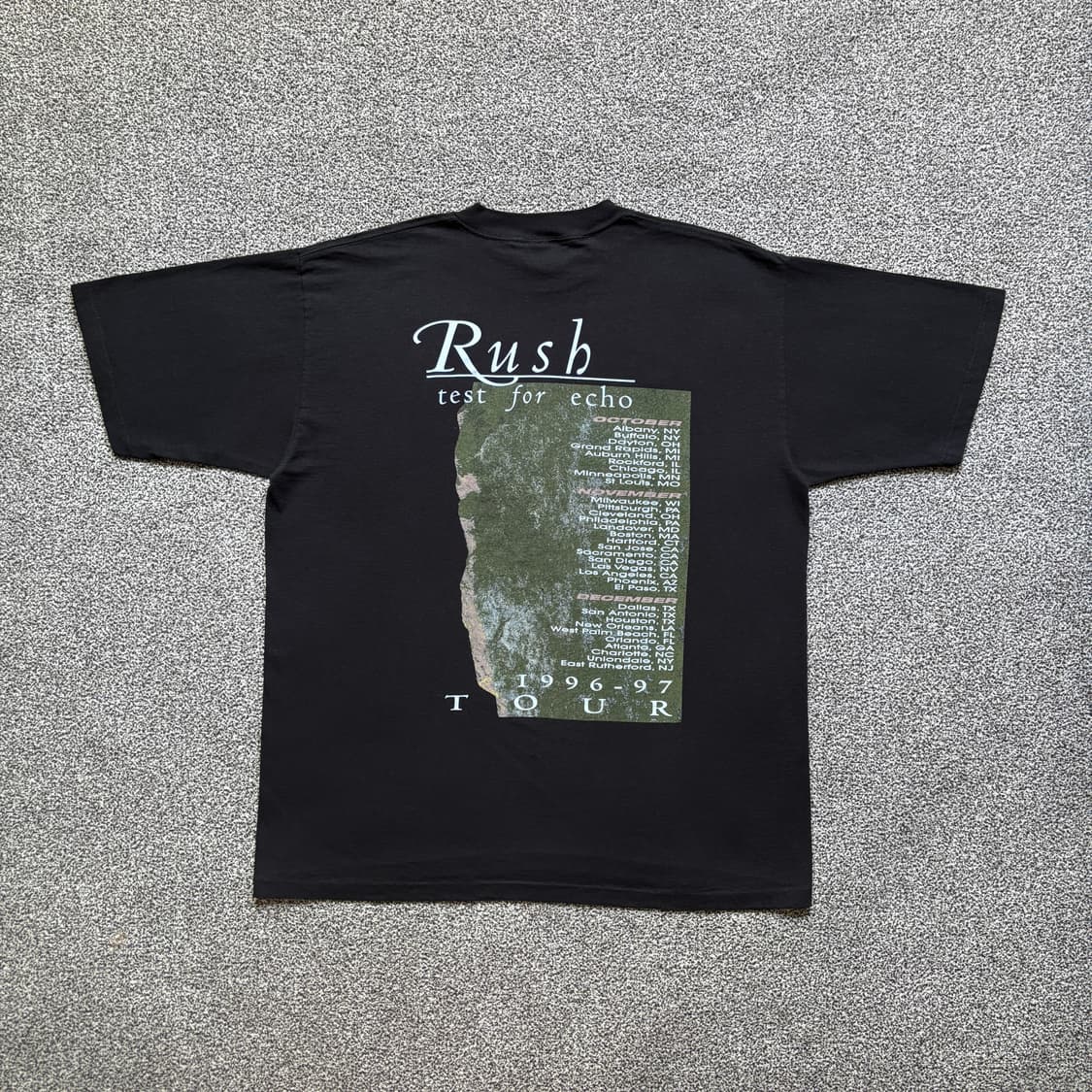 90s 빈티지 rush test for echo 밴드 티셔츠 XL 상품이미지2