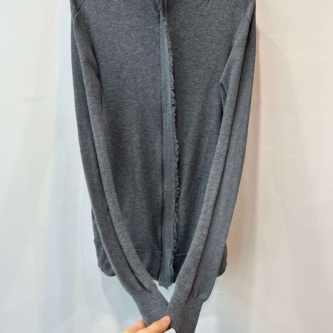 그런지 루즈핏 후드집업 상품이미지4