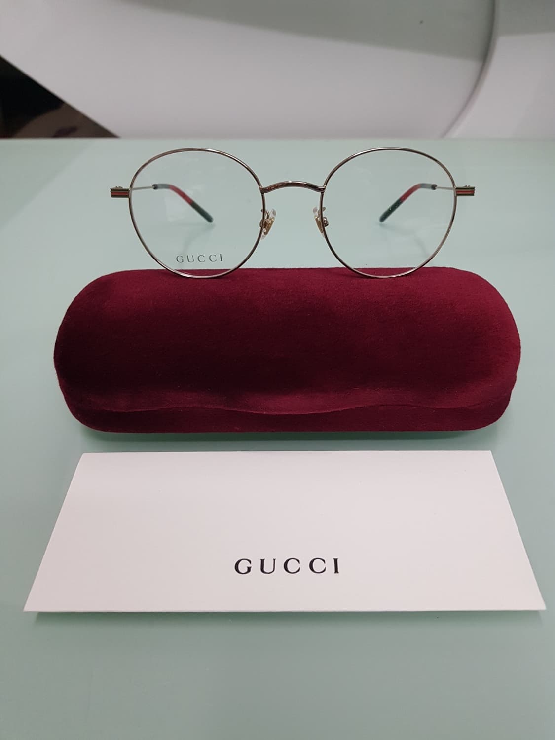 새상품 풀구성)구찌 남녀골드안경테 (초경량) 상품이미지2