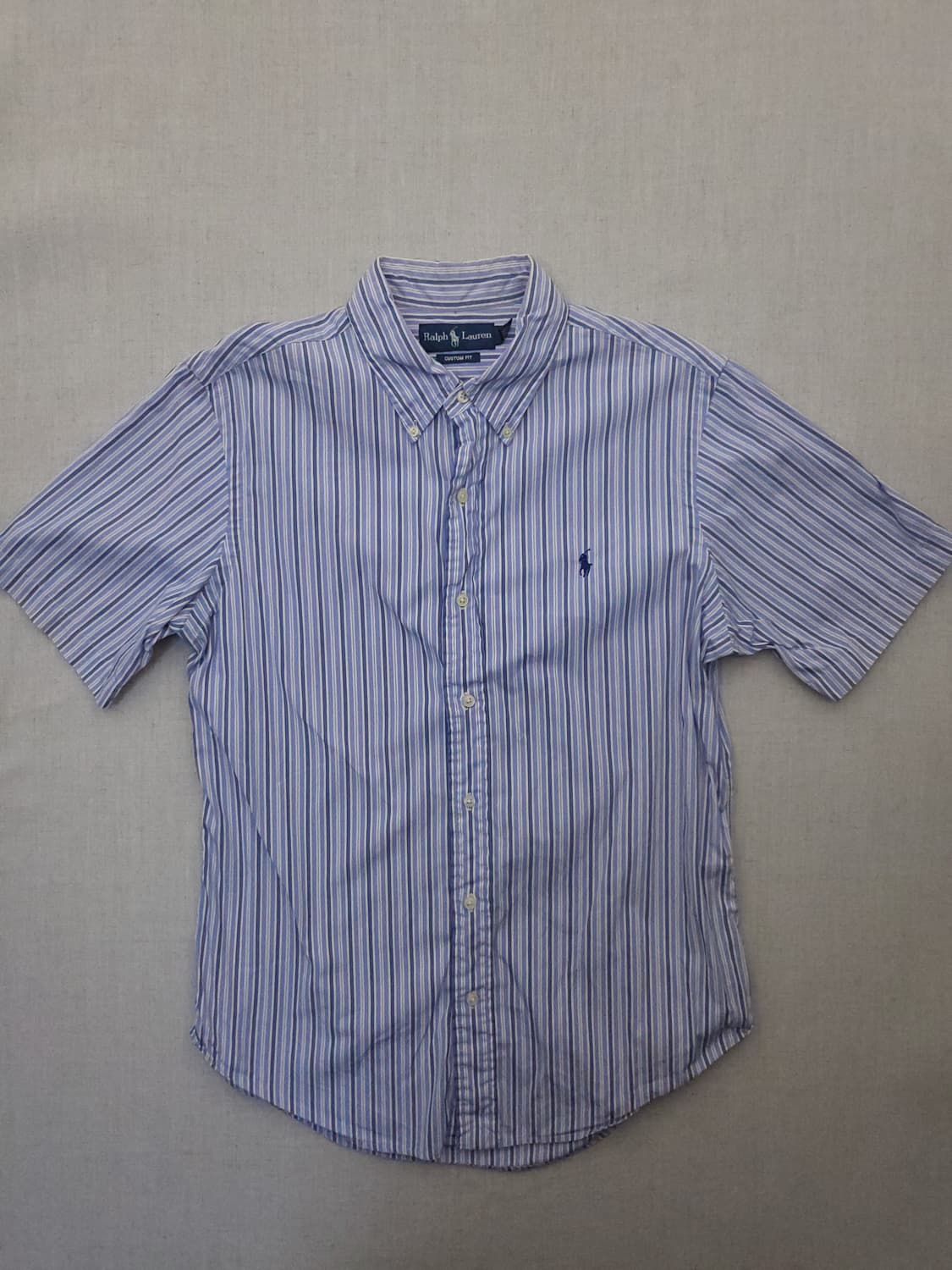 폴로 랄프로렌 스트라이프 반팔 셔츠 L 상품이미지1