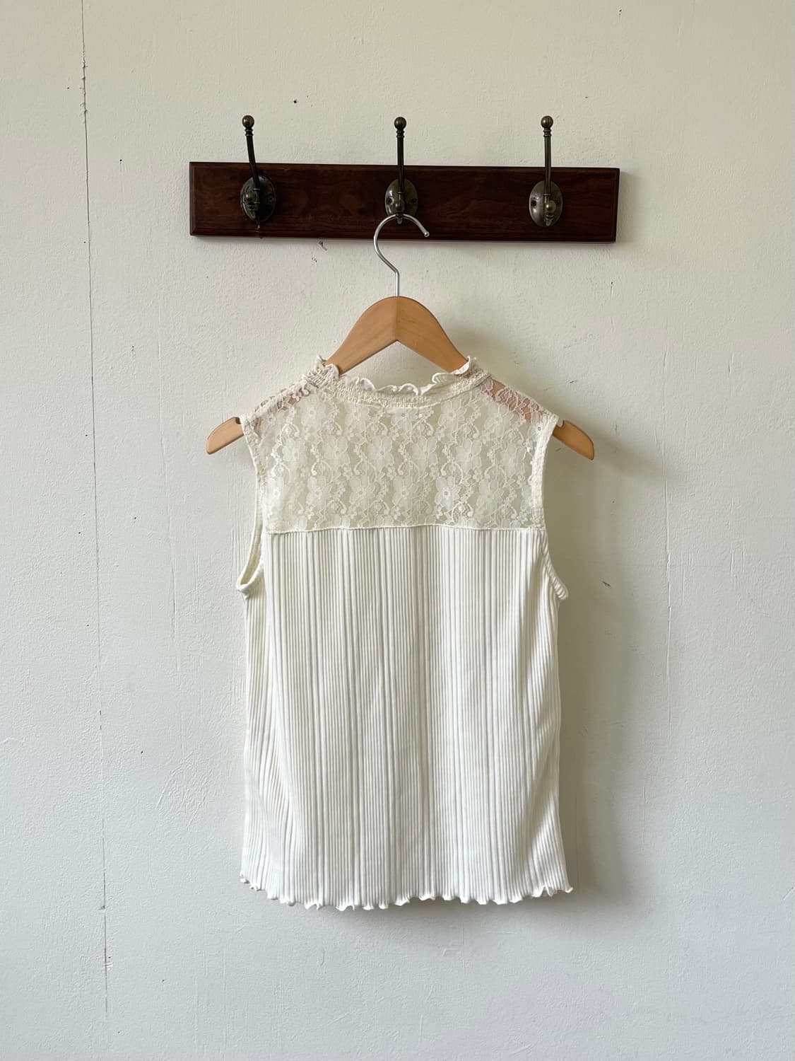 COLZA 화이트 슬리브리스 상품이미지3