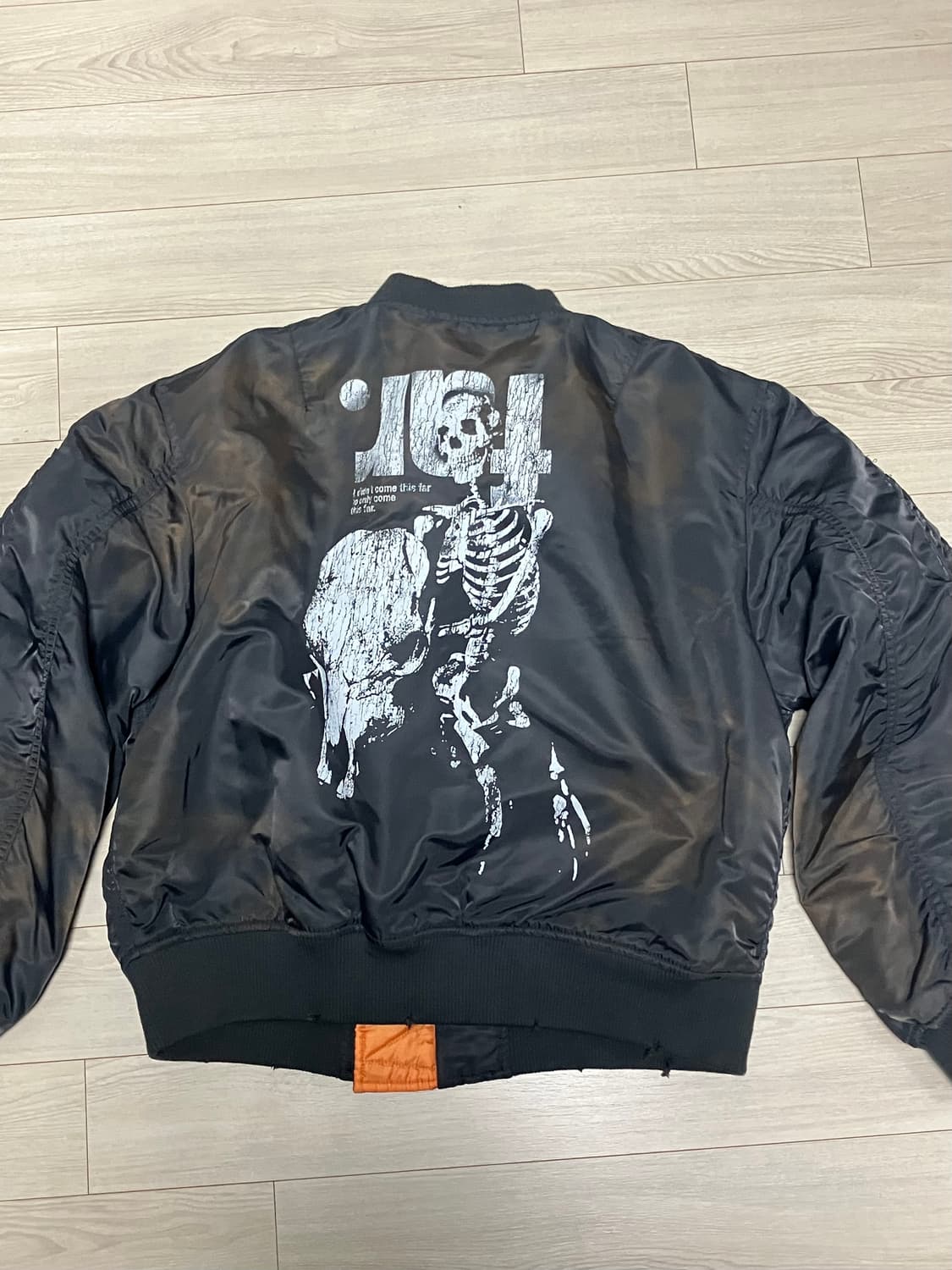 [1] 파아카이브 빈티지 워시드 봄버 차콜 상품이미지2