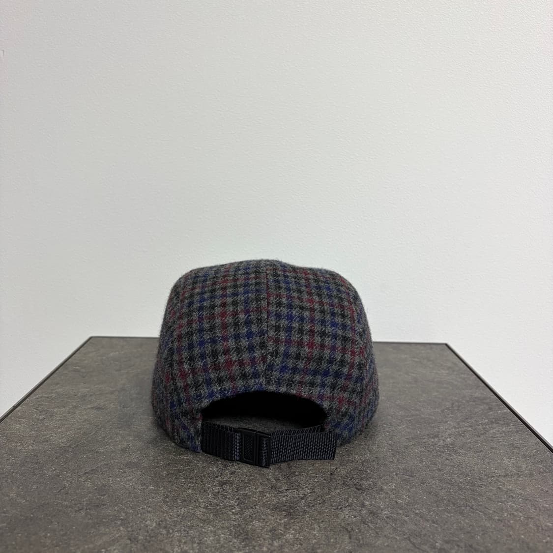 (OS) 슈프림 박스로고 캠프캡 모자 그레이 체크 상품이미지4