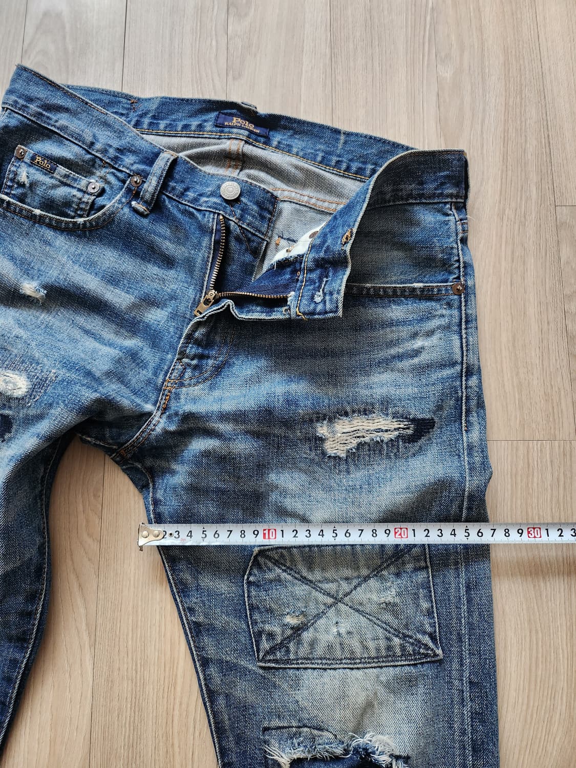 폴로랄프로렌 워싱패치청바지(30/32 상품이미지5