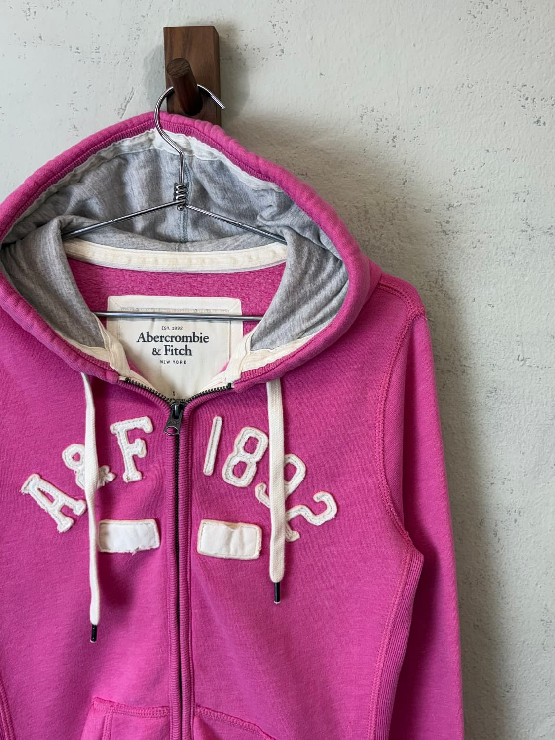 아베크롬비 빈티지 y2k 핑크 후드집업 상품이미지2