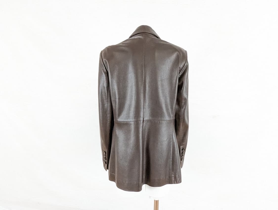 LOEWE 브라운 레더 자켓 상품이미지6