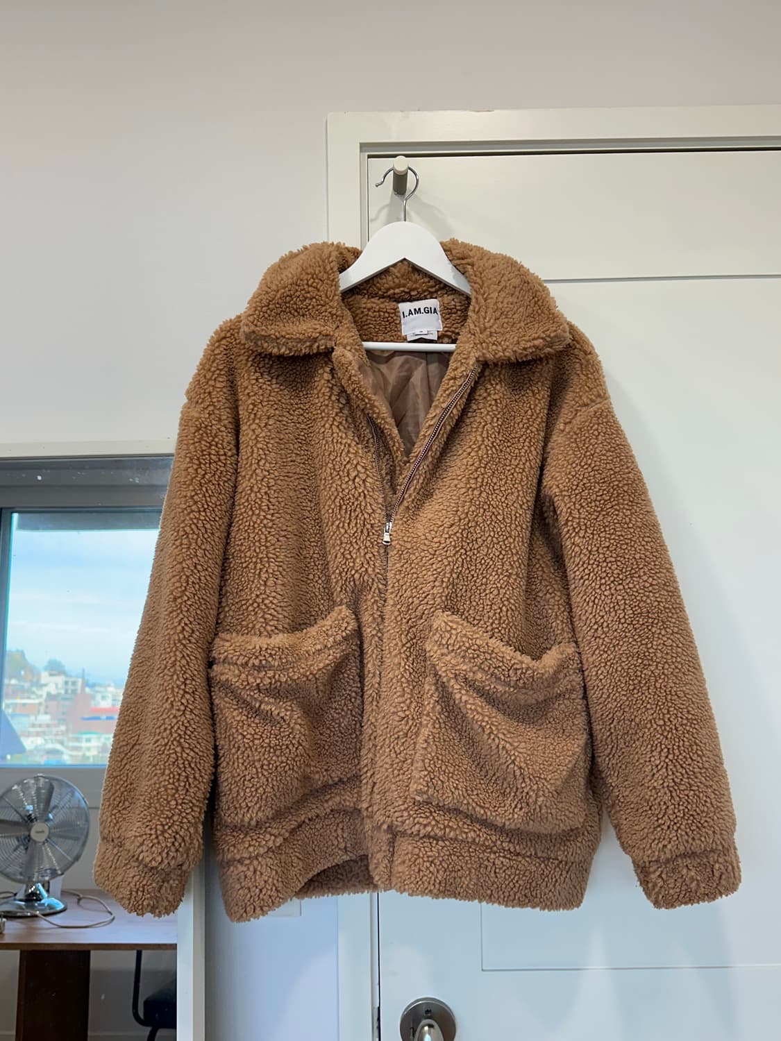 Iamgia 테디베어 코트 프리사이즈 상품이미지3