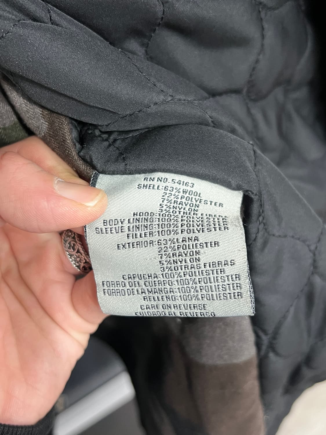 Levis 리바이스 카모플라쥬 울 블렌드 후드 자켓 상품이미지7