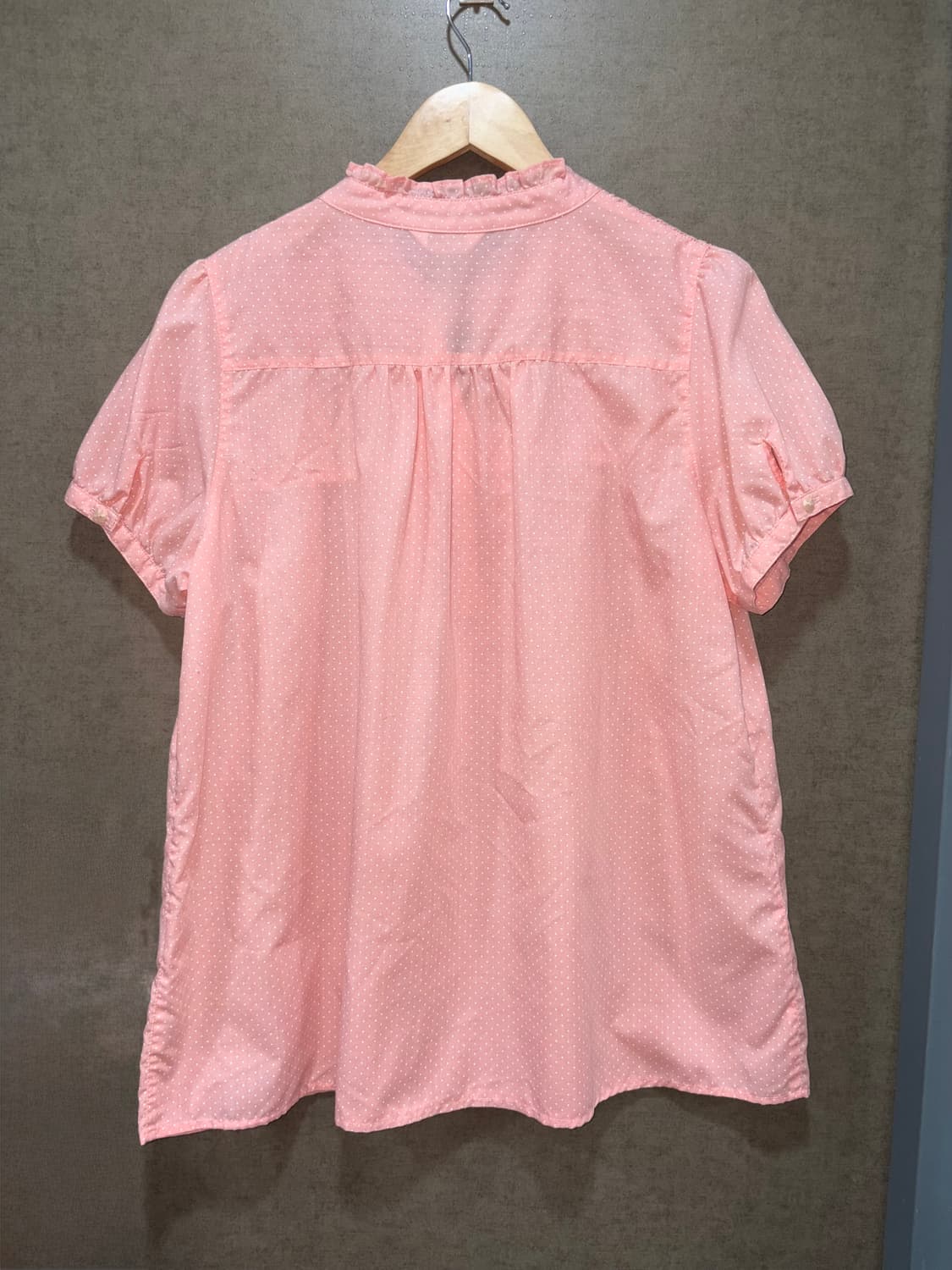 피치 핑크 도트 블라우스 상품이미지8