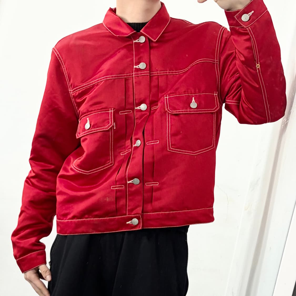 리바이스 X 겐조 타입2 사틴 트러커 자켓 상품이미지3