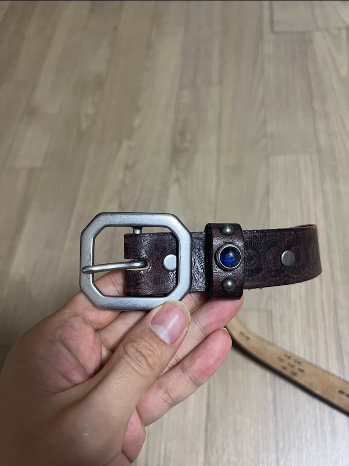 RRL 더블알엘 라스코 스터드 레더 벨트 30 상품이미지3