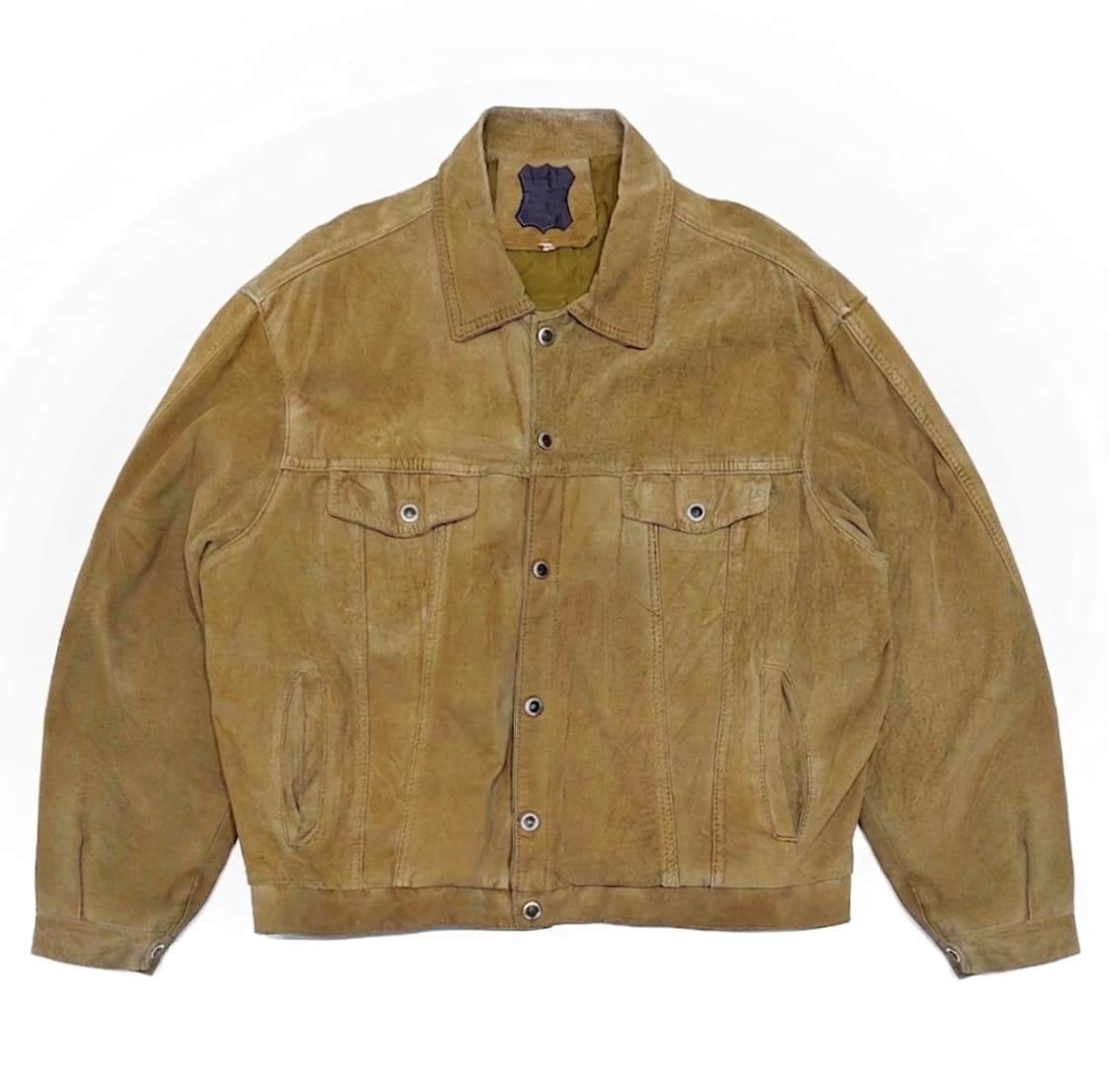 유럽 빈티지 스웨이드 트러커 자켓 (105~110) 상품이미지1