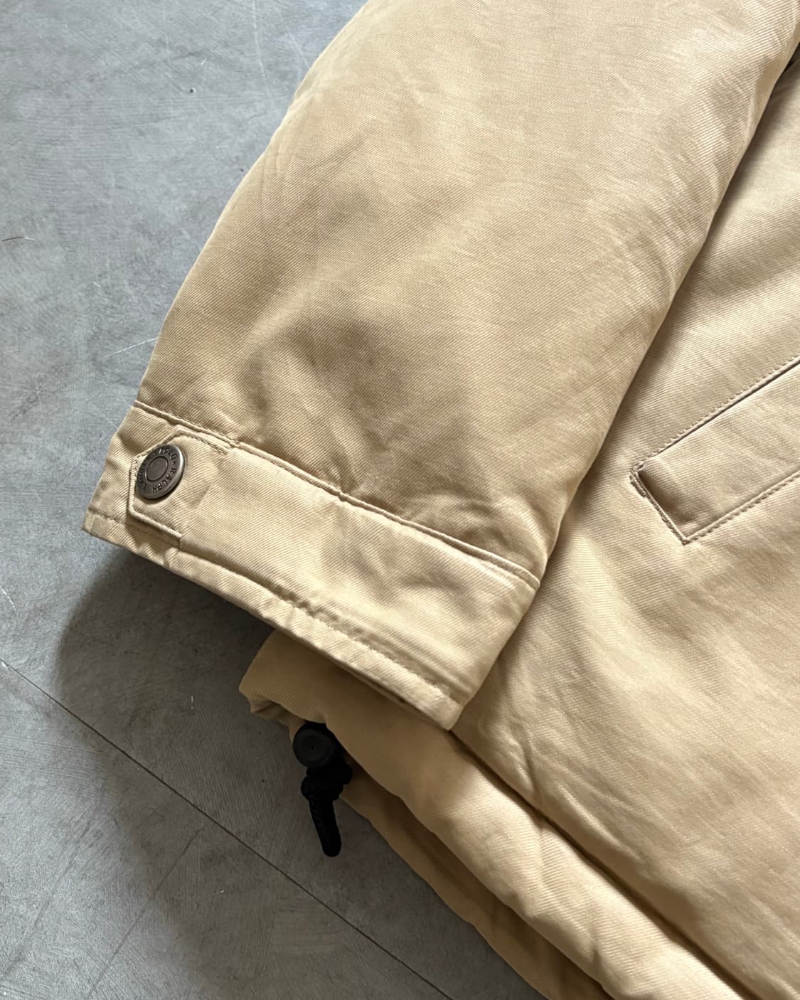 Polo 폴로 랄프로렌 베이지컬러 봄버 패딩 자켓  상품이미지5