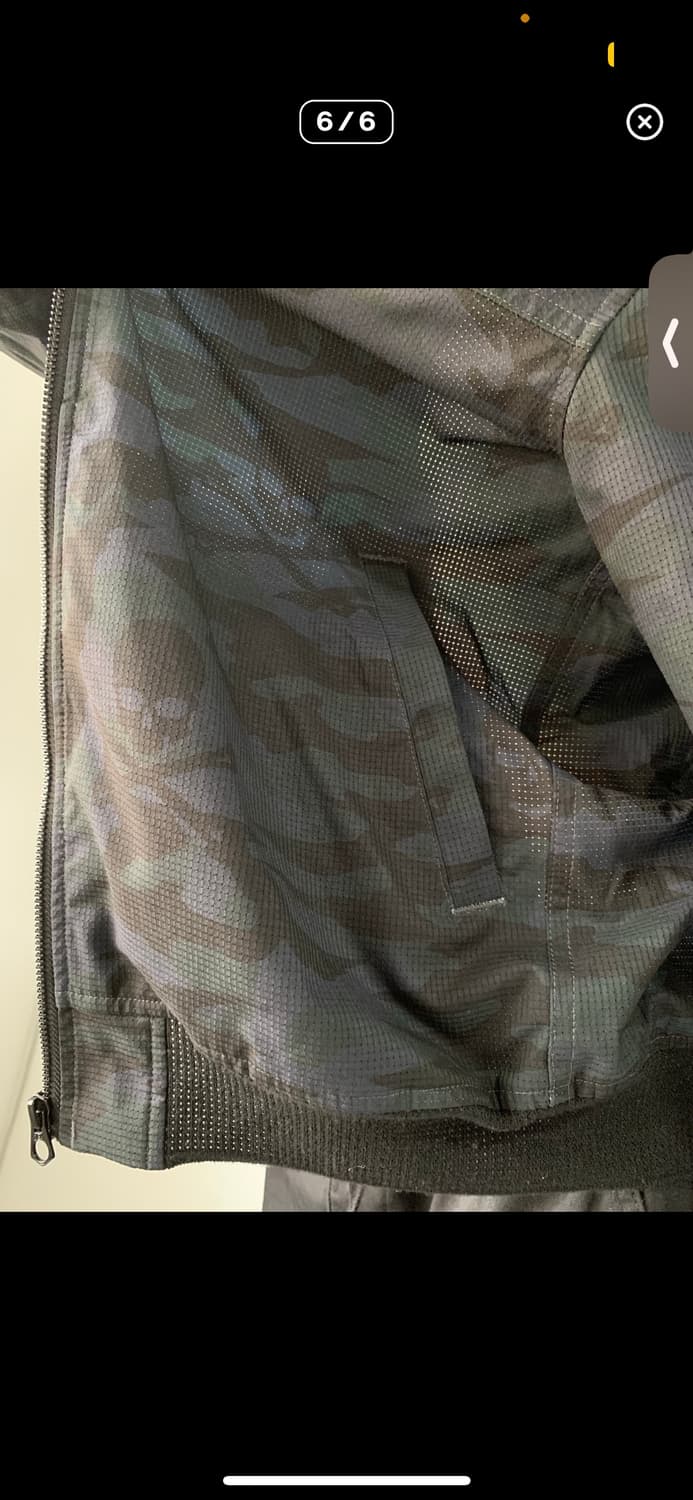 밴슨 레더 스컬 카모 매쉬 자켓 상품이미지6