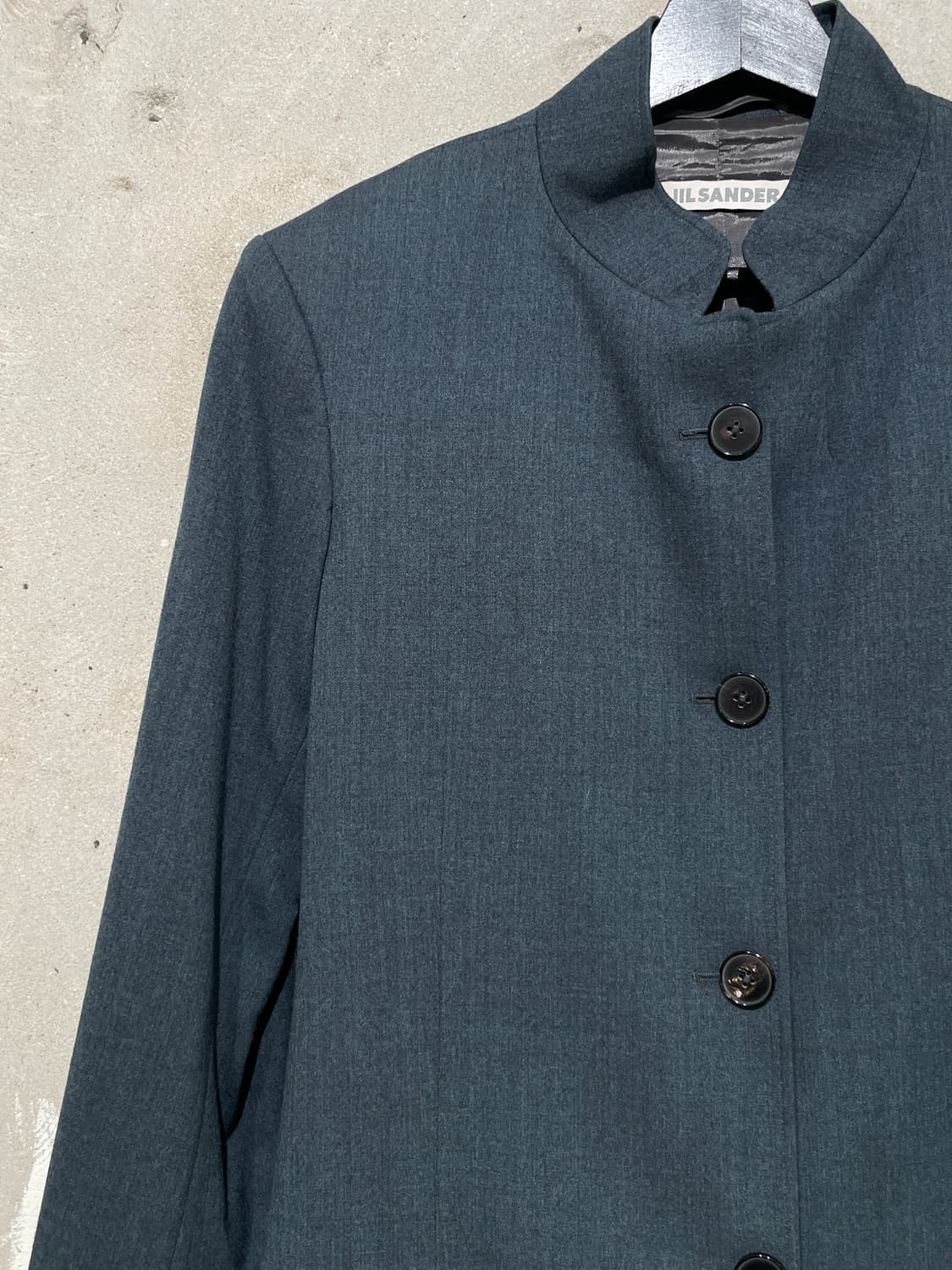 질샌더 틸 플랩 포켓 퍼늘넥 울 자켓 상품이미지2
