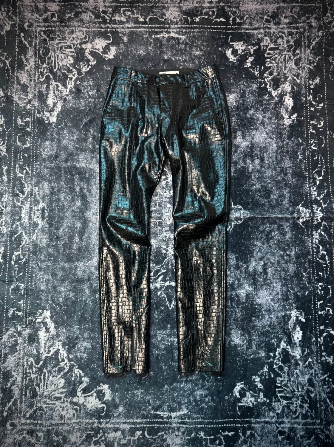 Zara Faux Leather Crocodile Embossed Pan 상품이미지1