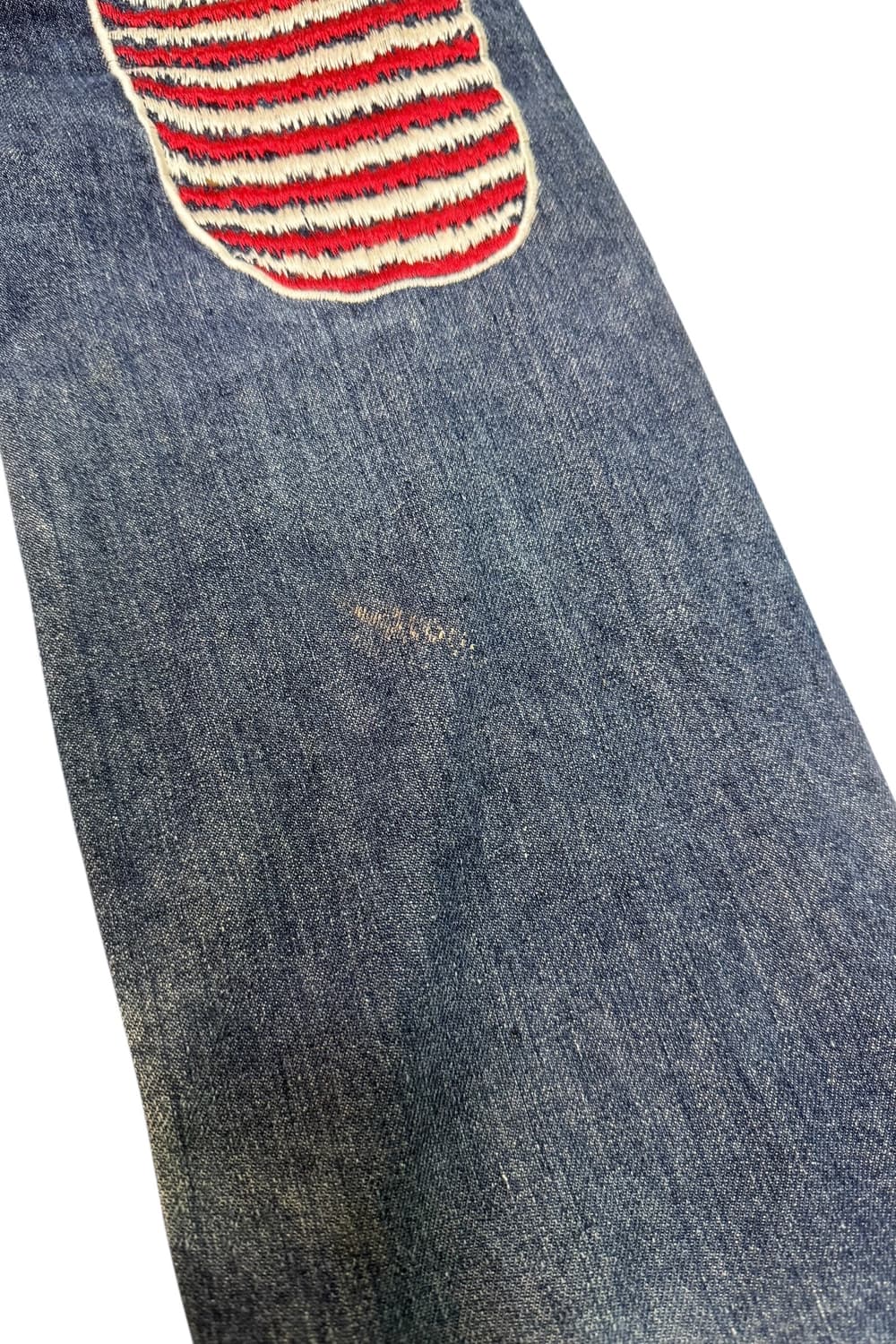 에비수 재팬 자수 백로고 데님 팬츠 상품이미지10