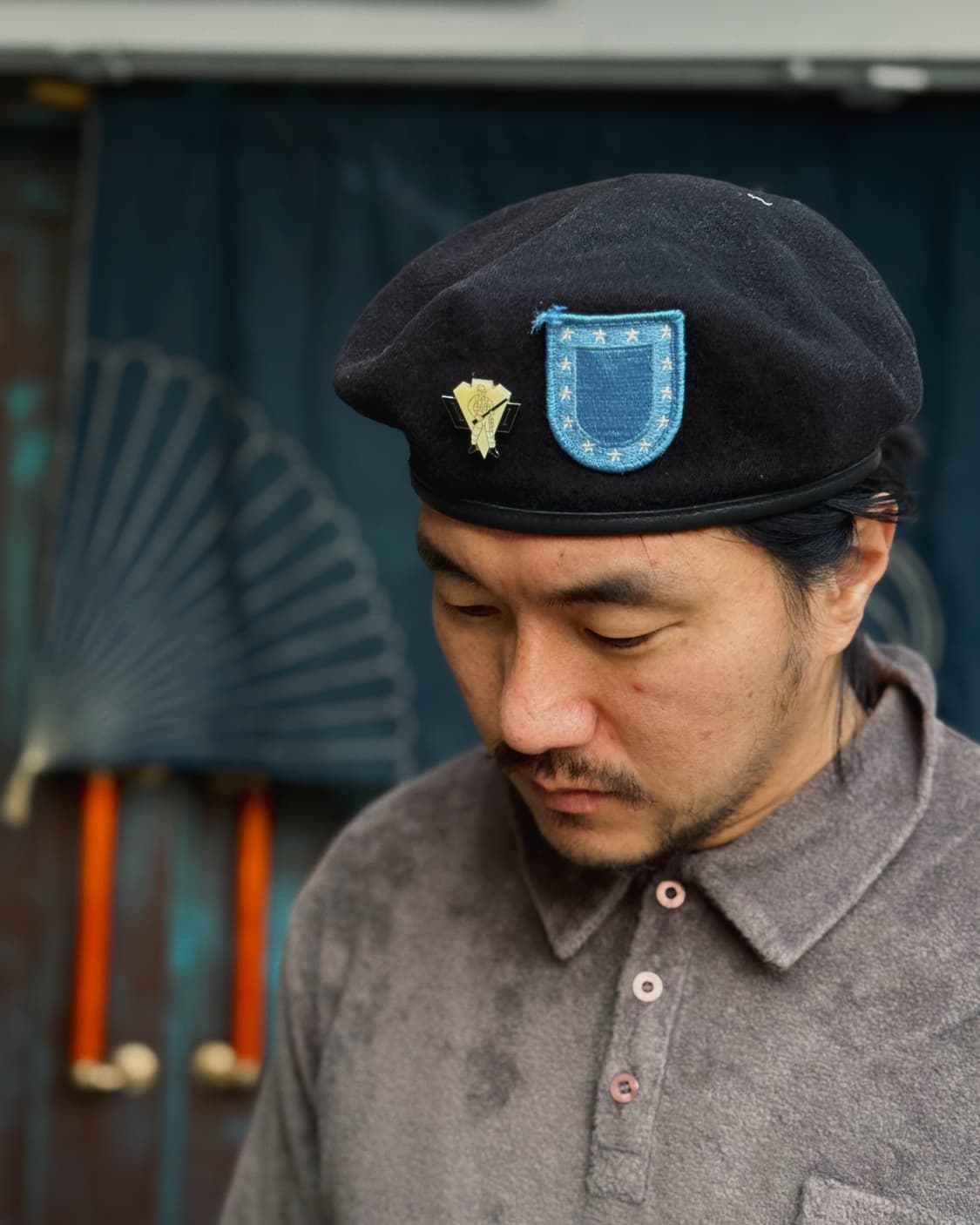 미 육군 울 베레모 7 1/4 상품이미지6