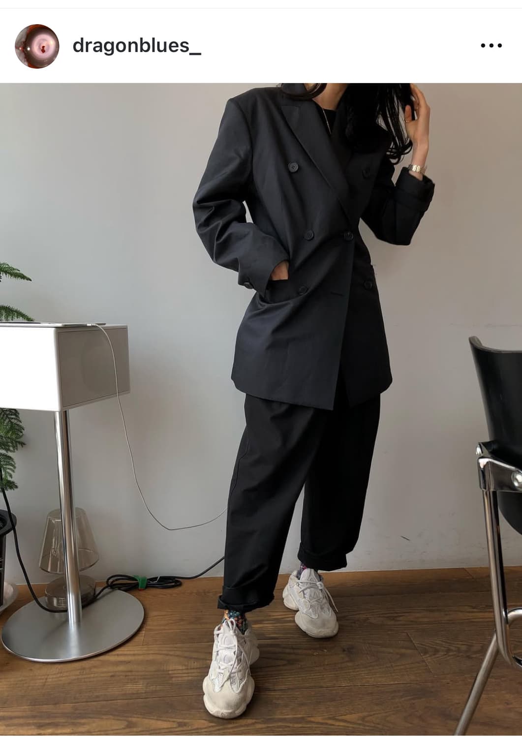 드래곤블루스 블랙 더블 블레이저 1 새상품 상품이미지1
