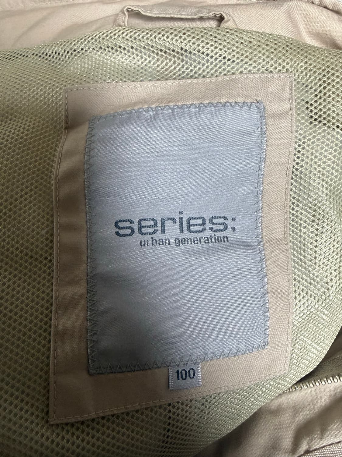 SERIES 시리즈 워싱 블루종 바람막이 자켓 상품이미지4