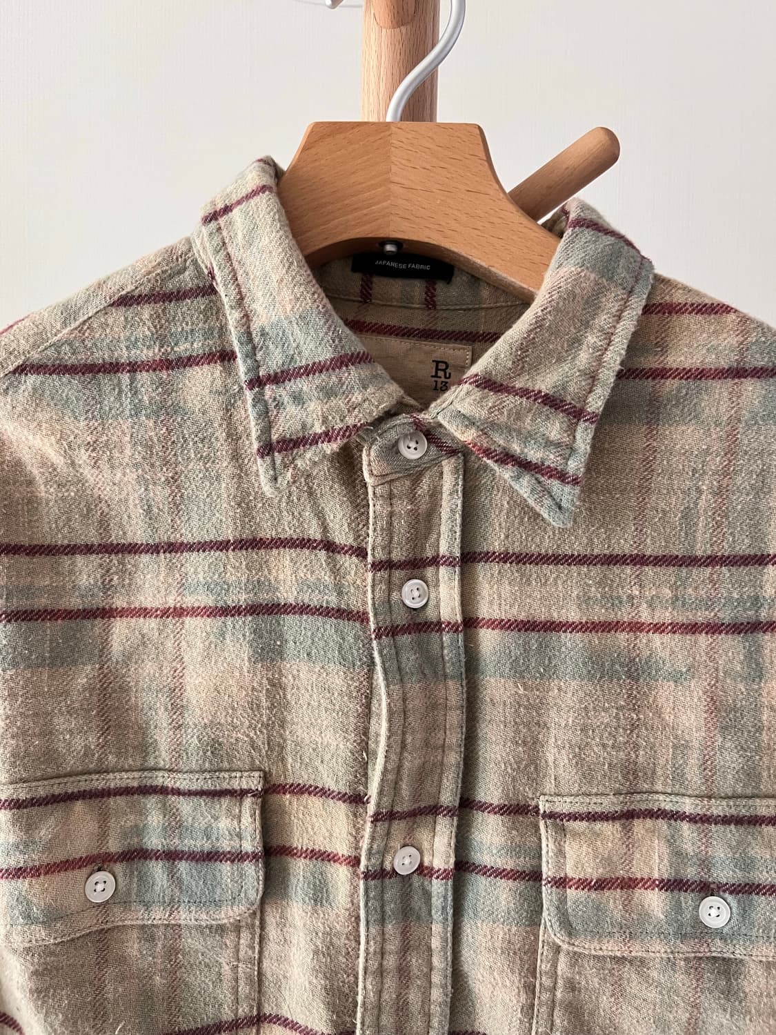 R13 김고은 체크셔츠 상품이미지2