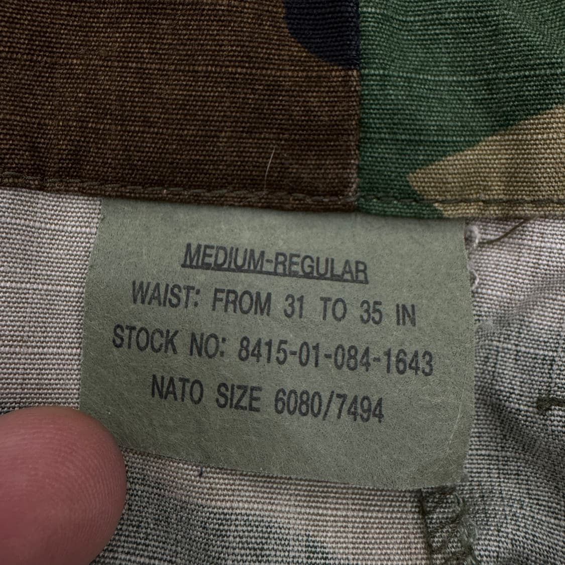 밀리터리 OG 우드랜드 카모 카고팬츠 상품이미지8