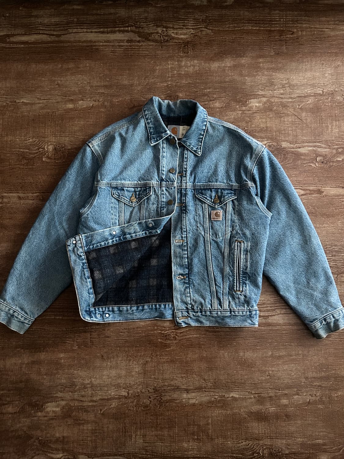90s 칼하트 데님자켓 JB0998 M USA🇺🇸 상품이미지1