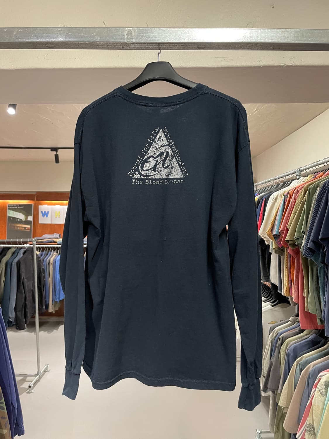 빈티지 롱슬리브 티셔츠(블랙)   상품이미지9