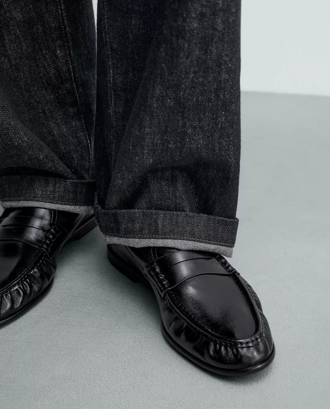 자라 더로우 셔링 로퍼 42 새상품 상품이미지2