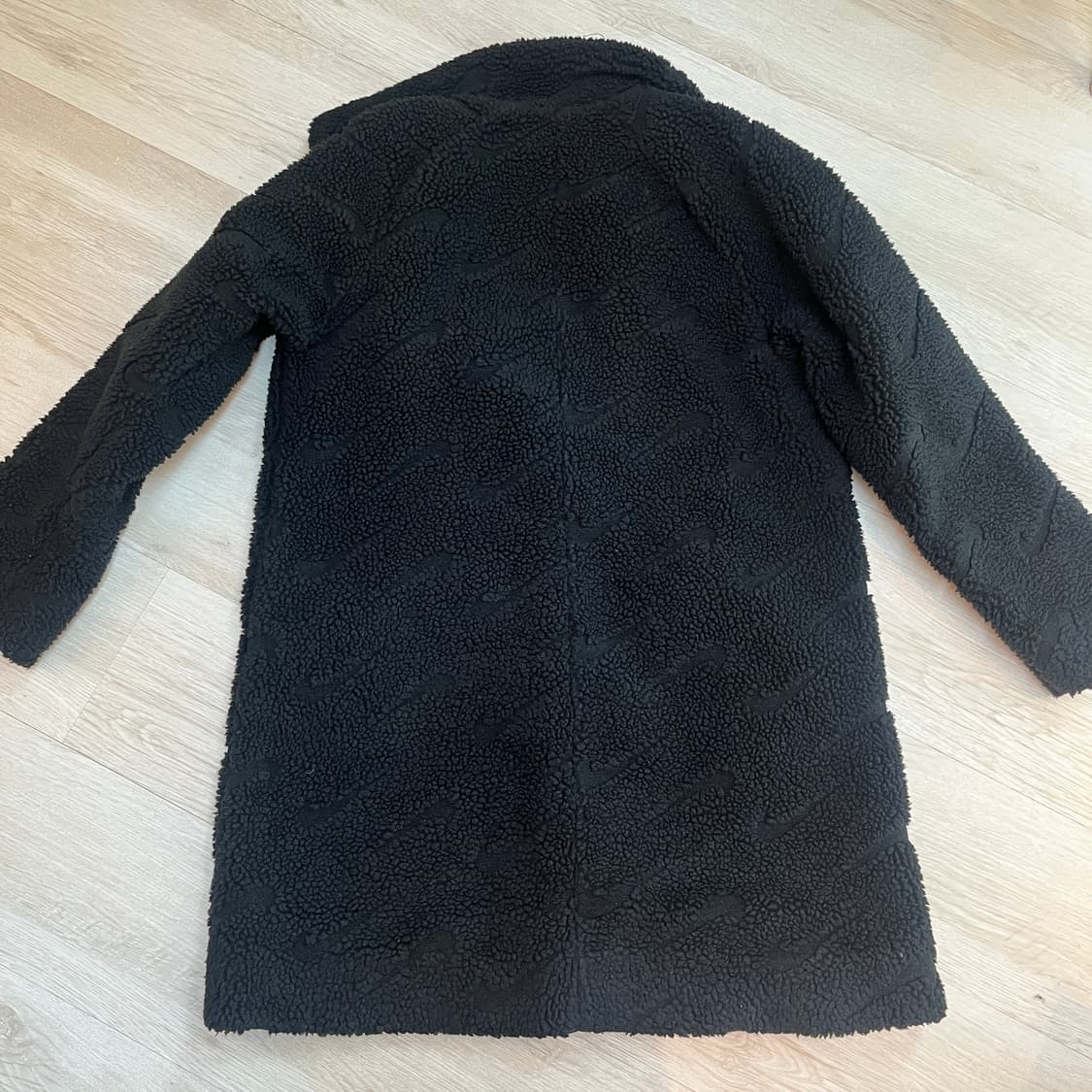 나이키 우먼스 아이콘 클래쉬 셰르파 플리스 롱 자켓 블랙 L사이즈 상품이미지4