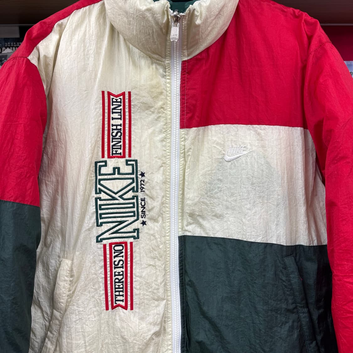 90s 나이키 삼나 리버시블 푸퍼 패딩 (L)   상품이미지2