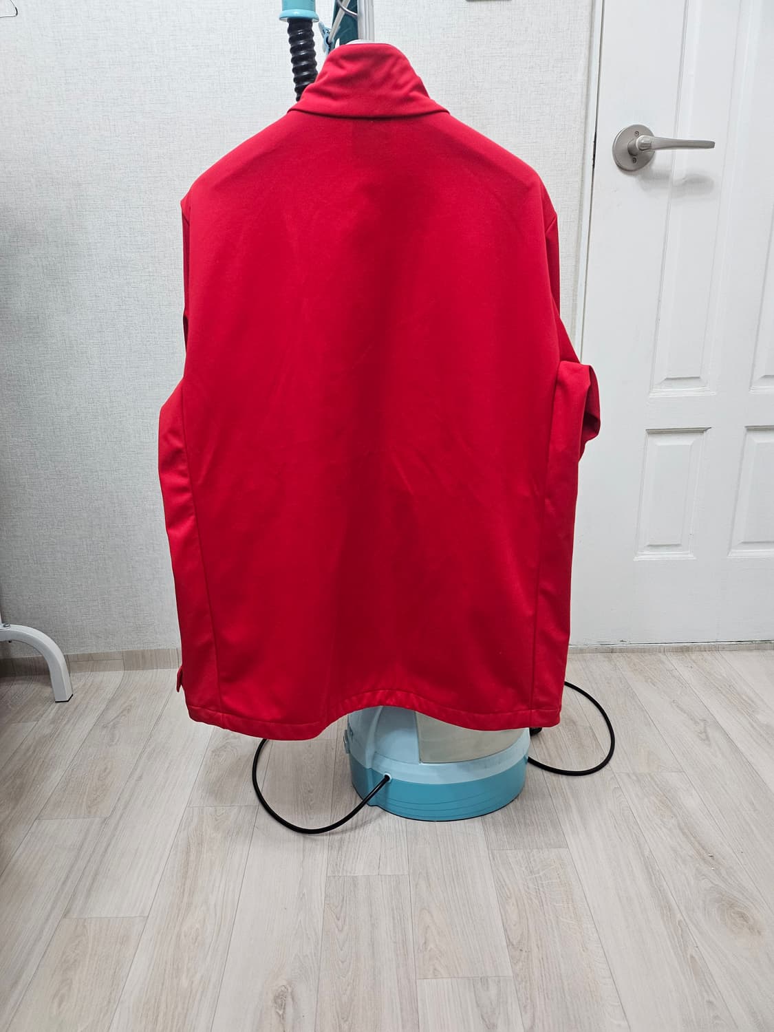 (100)L 아디다스 에센셜 클래식 3S우븐 [빨흰] 트랙탑 바람막이 상품이미지6