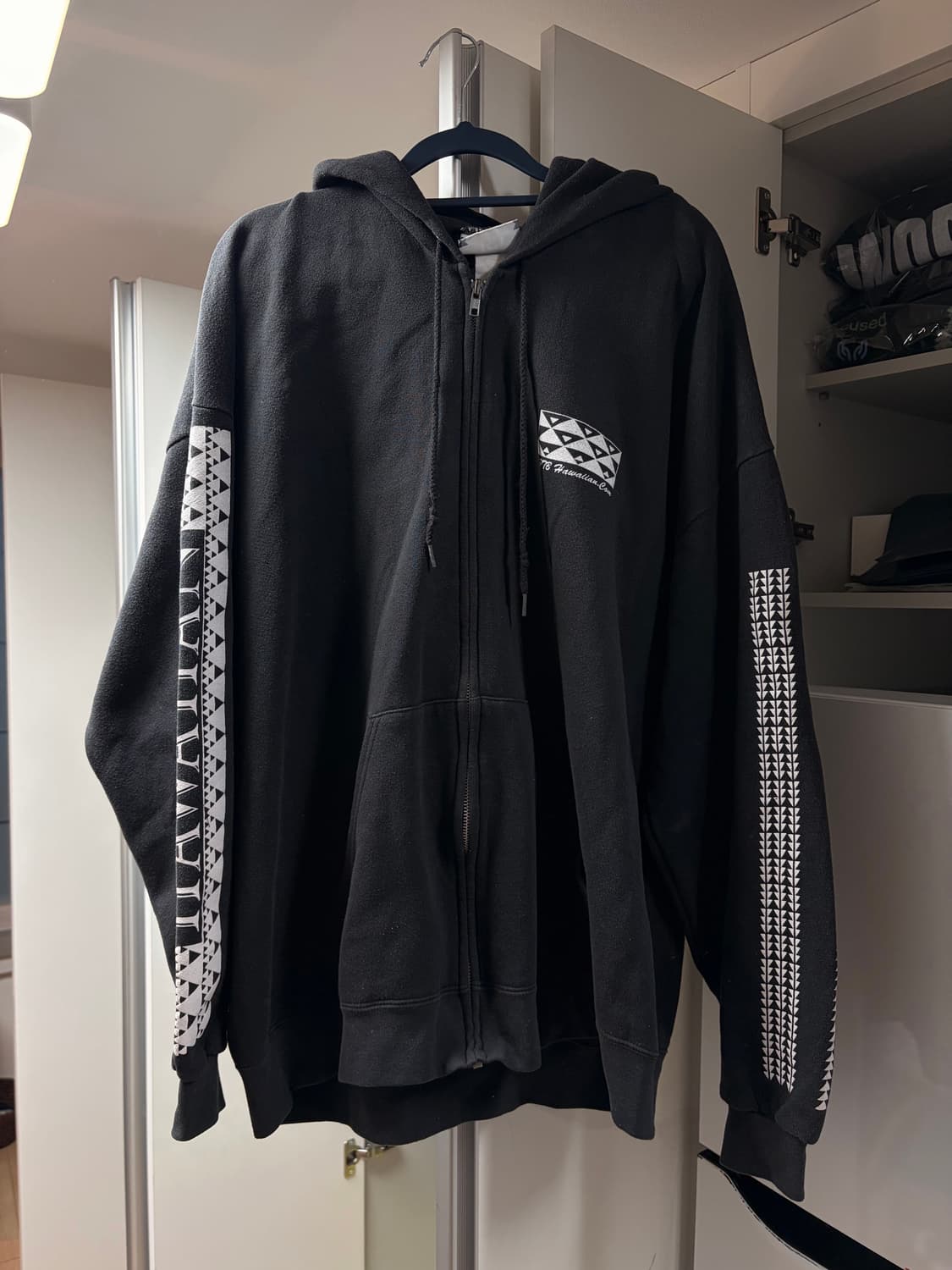 빈티지 Lee 하와이안 기즈 트라이벌 후드집업 상품이미지1