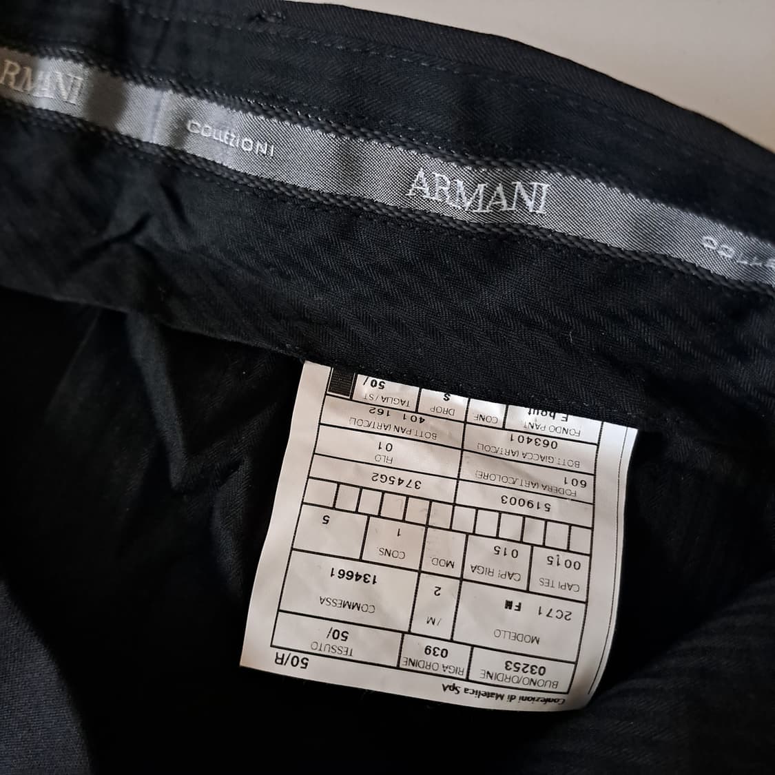 (택포) 아르마니꼴레지오니 블랙 정장슈트 50 B29 상품이미지10