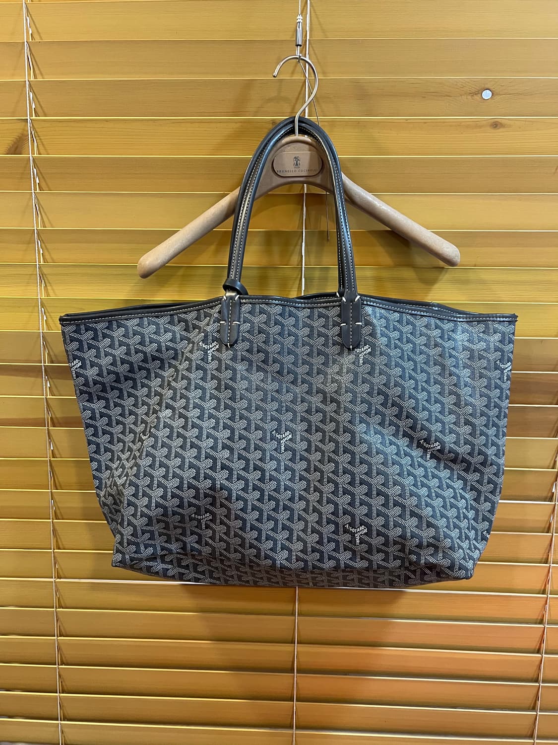 패턴프린트 그레이 숄더백 빅쇼퍼백 상품이미지1