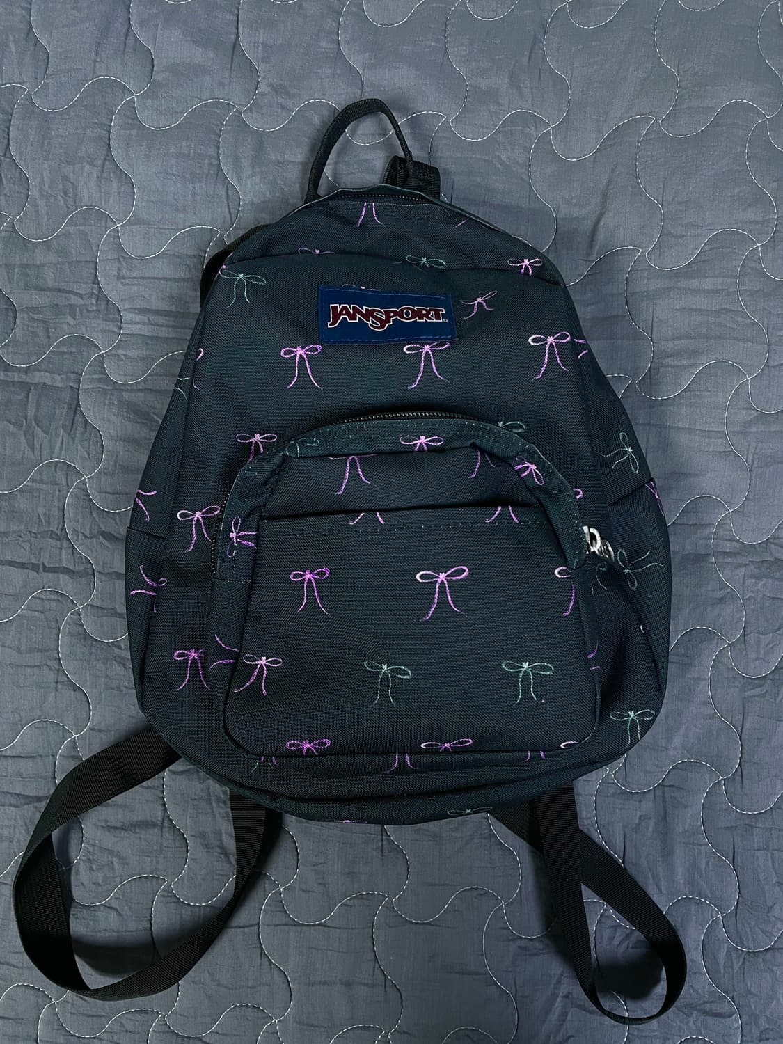 잔스포츠 하프 파인트 미니 백팩 핑크 리본 배드 바우 상품이미지1