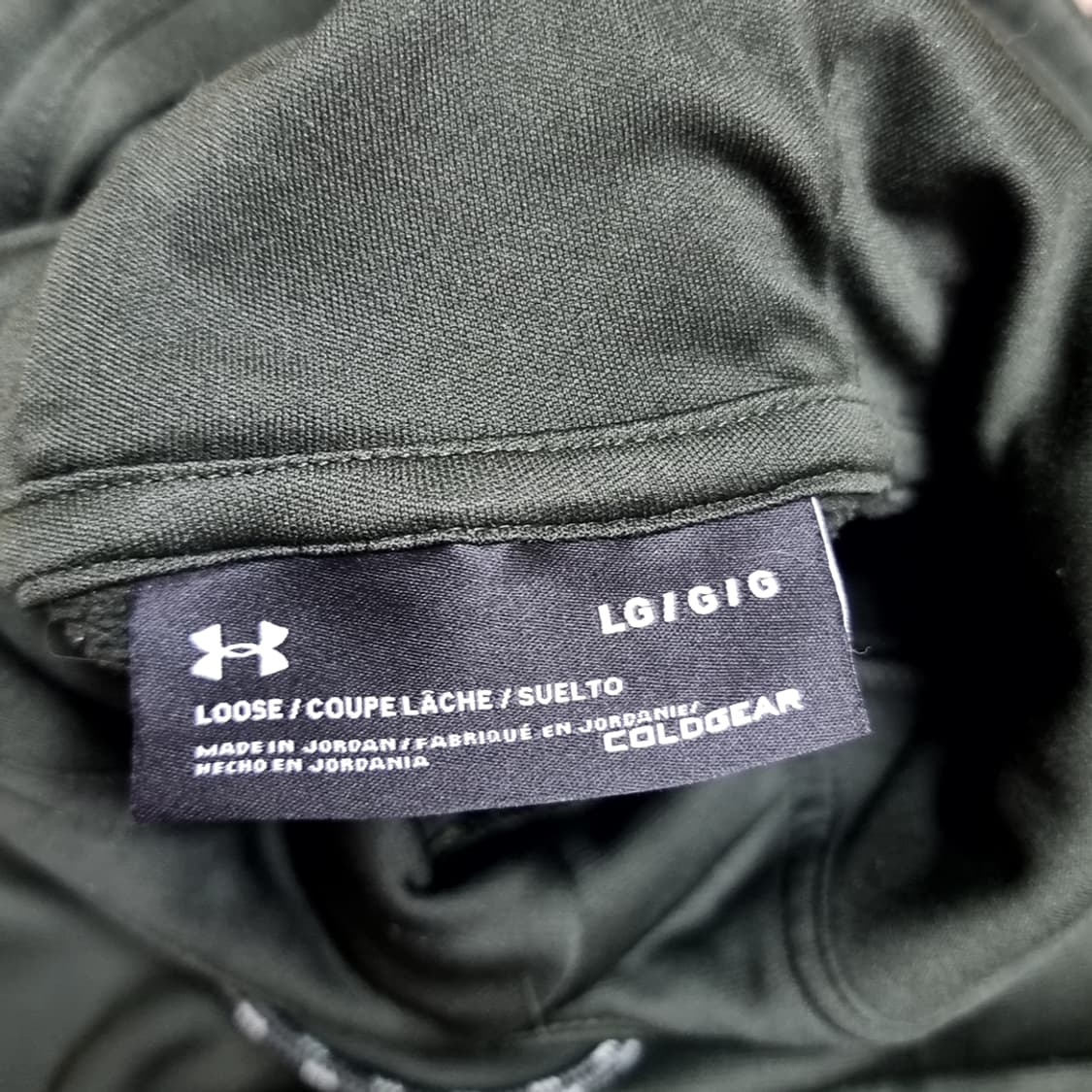 언더아머 기모 후드티 그린(라지) 상품이미지3