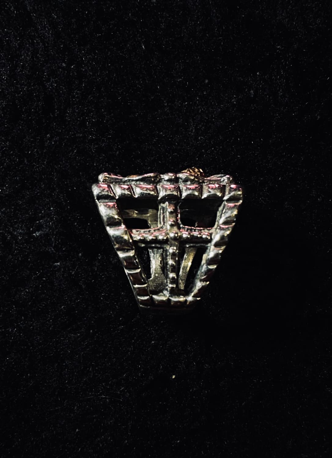 킹크로치 지져스 프레임 반지 킹크로치 은반지 상품이미지4