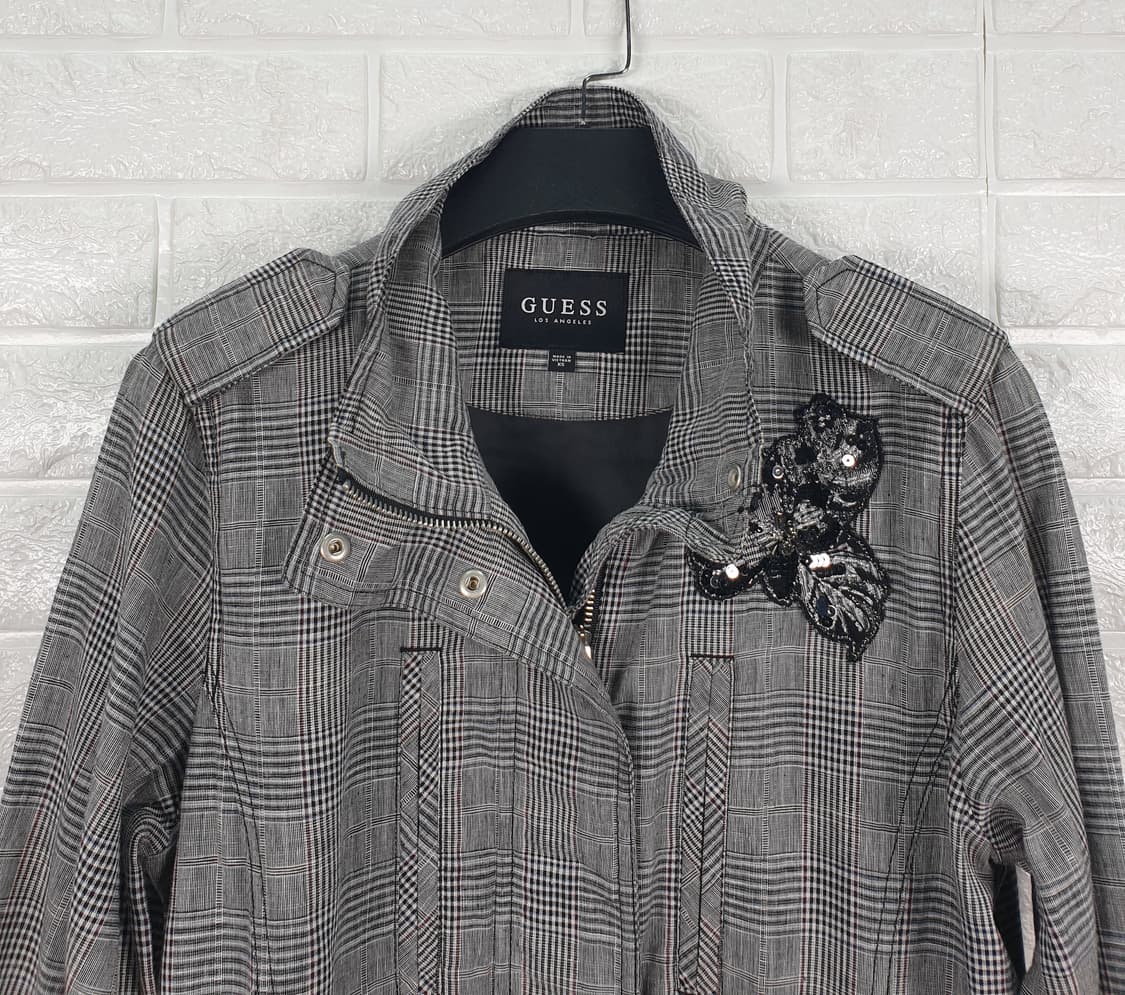 [55]게스 체크 야상 자켓 상품이미지5