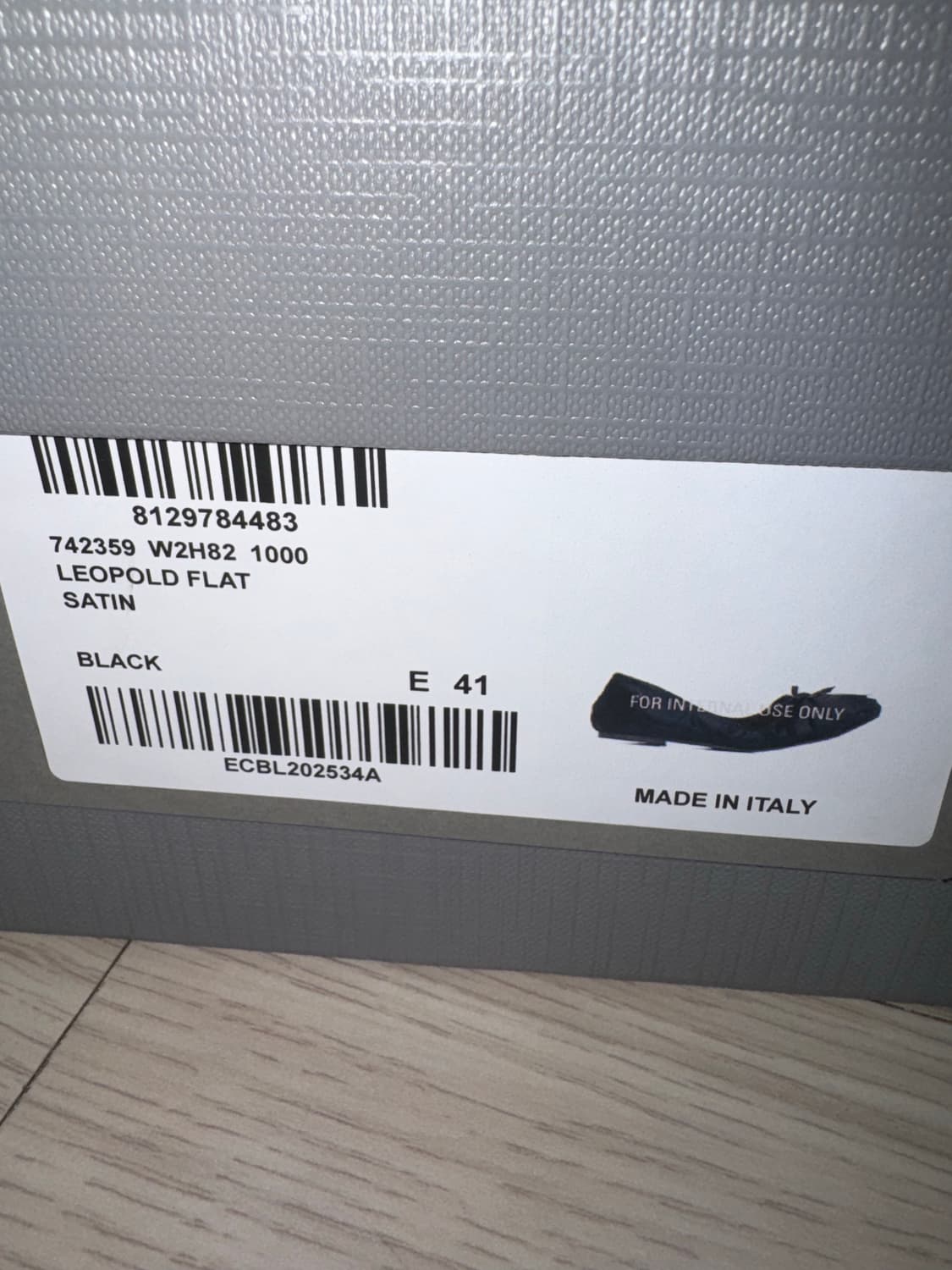 [41] 발렌시아가 레오폴드 발레리나 슈즈 블랙 상품이미지8