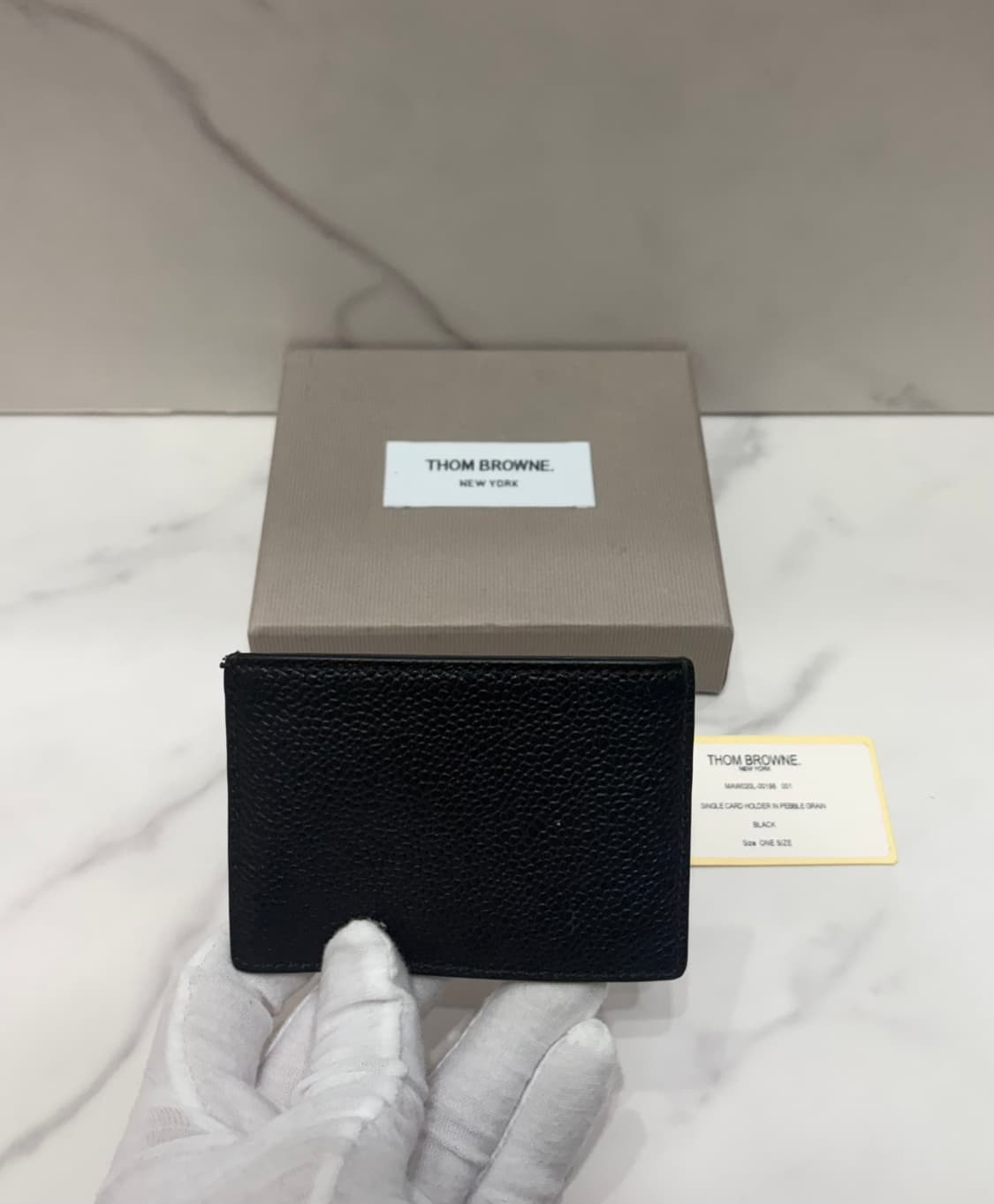 [정품] 톰브라운 블랙 카드지갑 상품이미지2