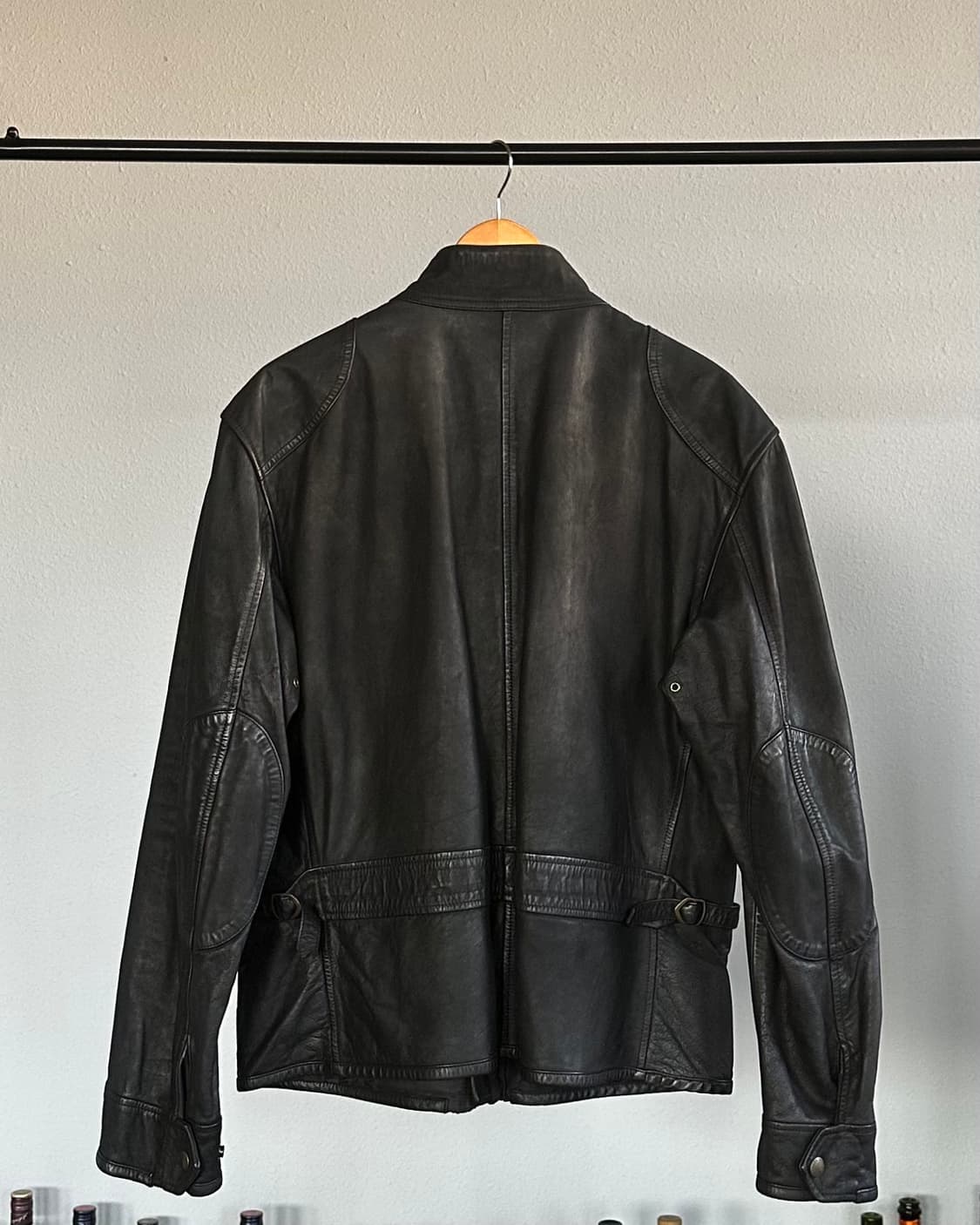 [XL]폴로 랄프로렌 소가죽 모터싸이클 바이커 레더 자켓 상품이미지5