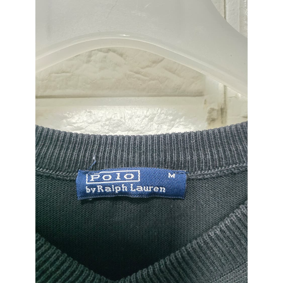 택포_ 폴로 랄프로렌 블랙 브이넥 니트 M 상품이미지2