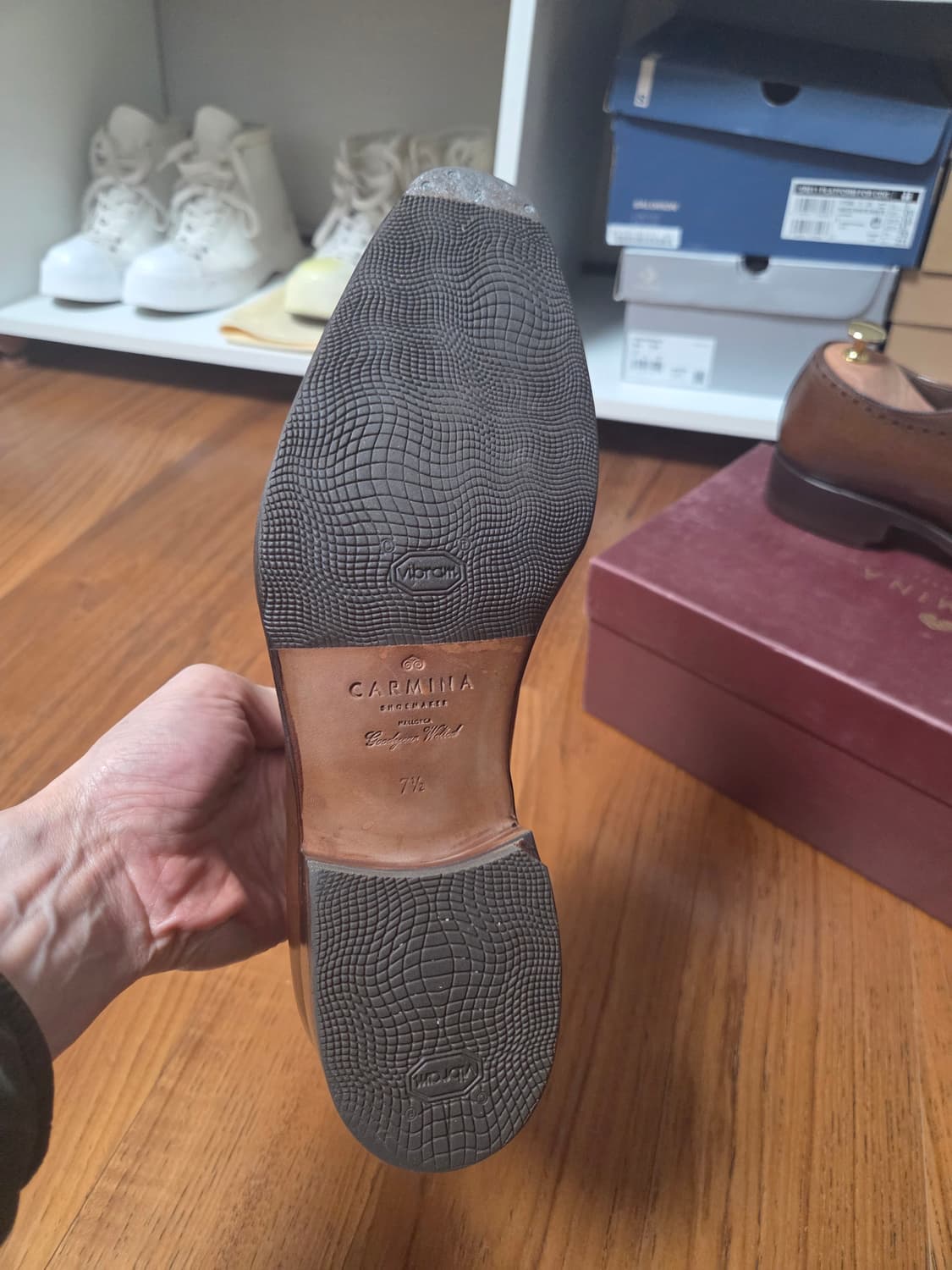 Carmina 브라운 캡토우 슈즈 상품이미지4