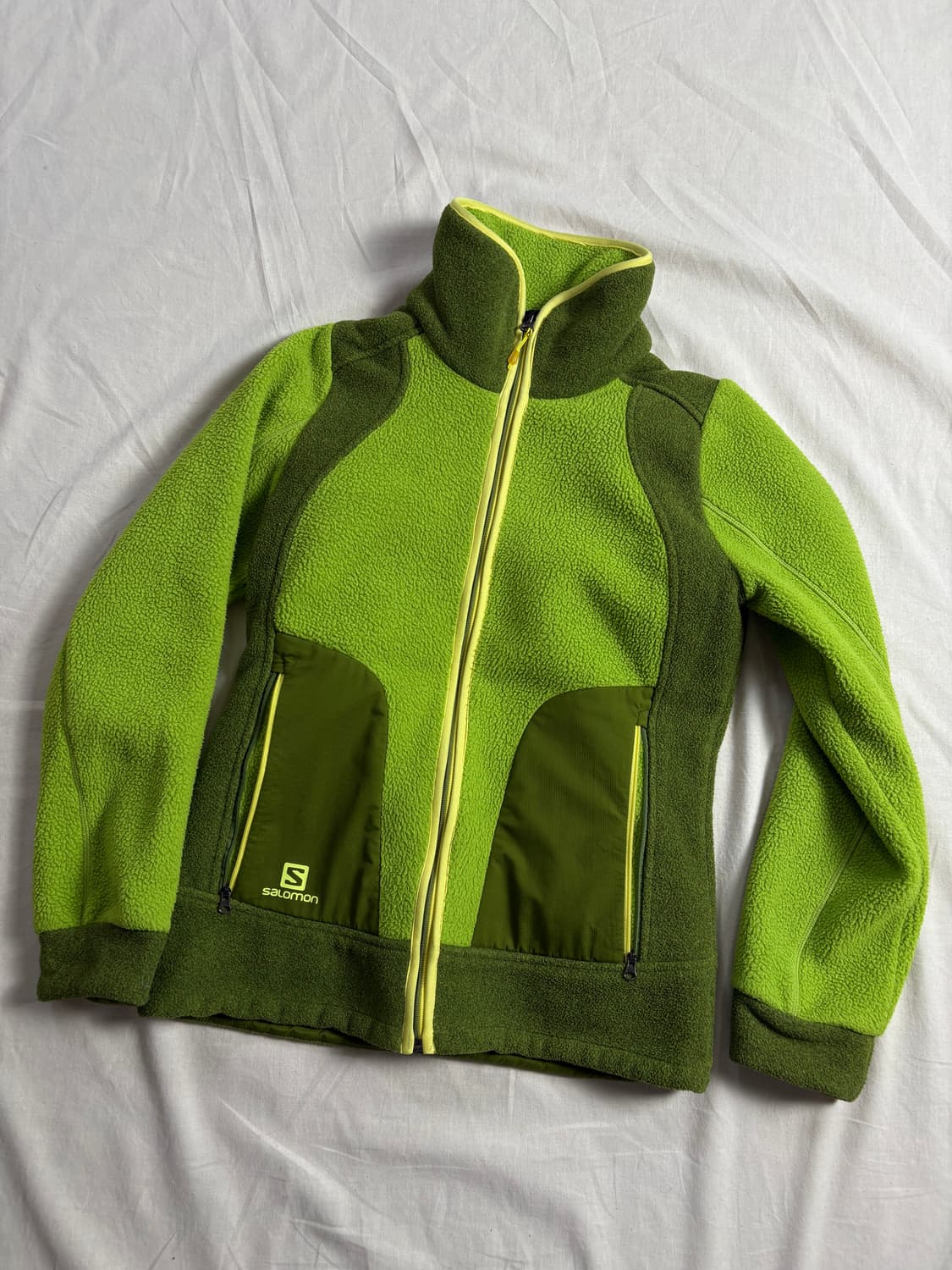 Salomon 살로몬 라임그린 플리스 자켓 95 상품이미지1