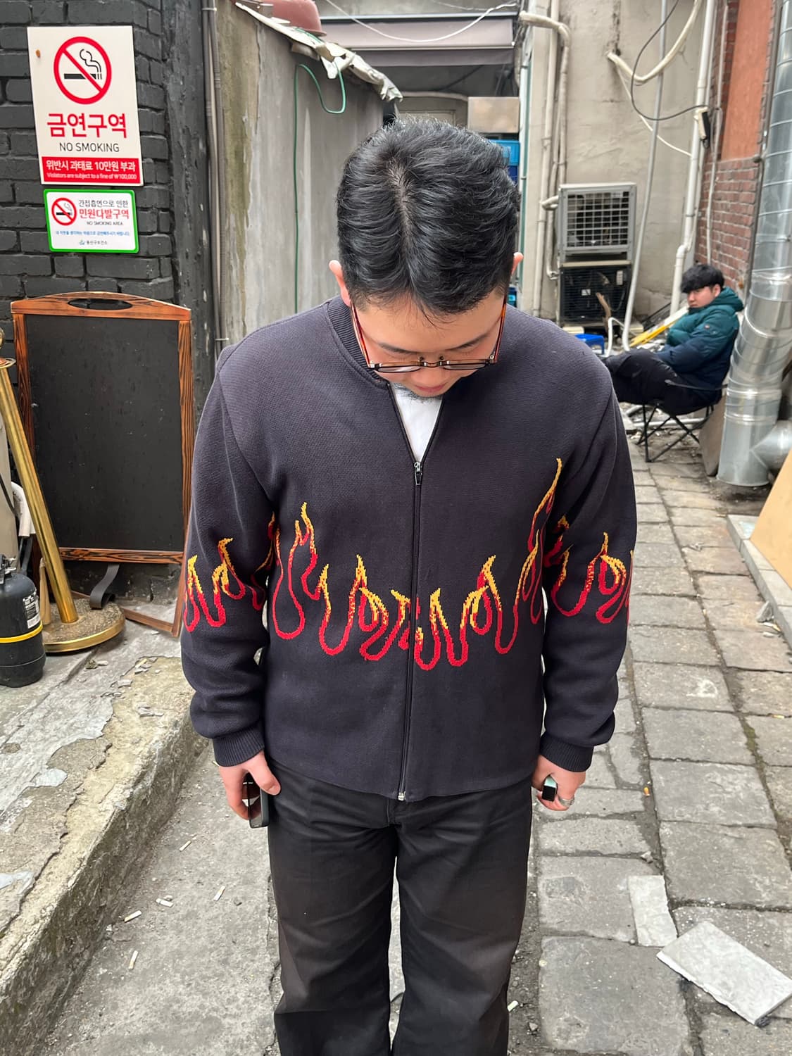 Halrey Davidson 니트집업 상품이미지2