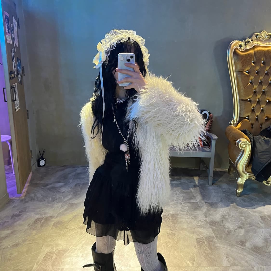 퍼 갸루 자켓 상품이미지2