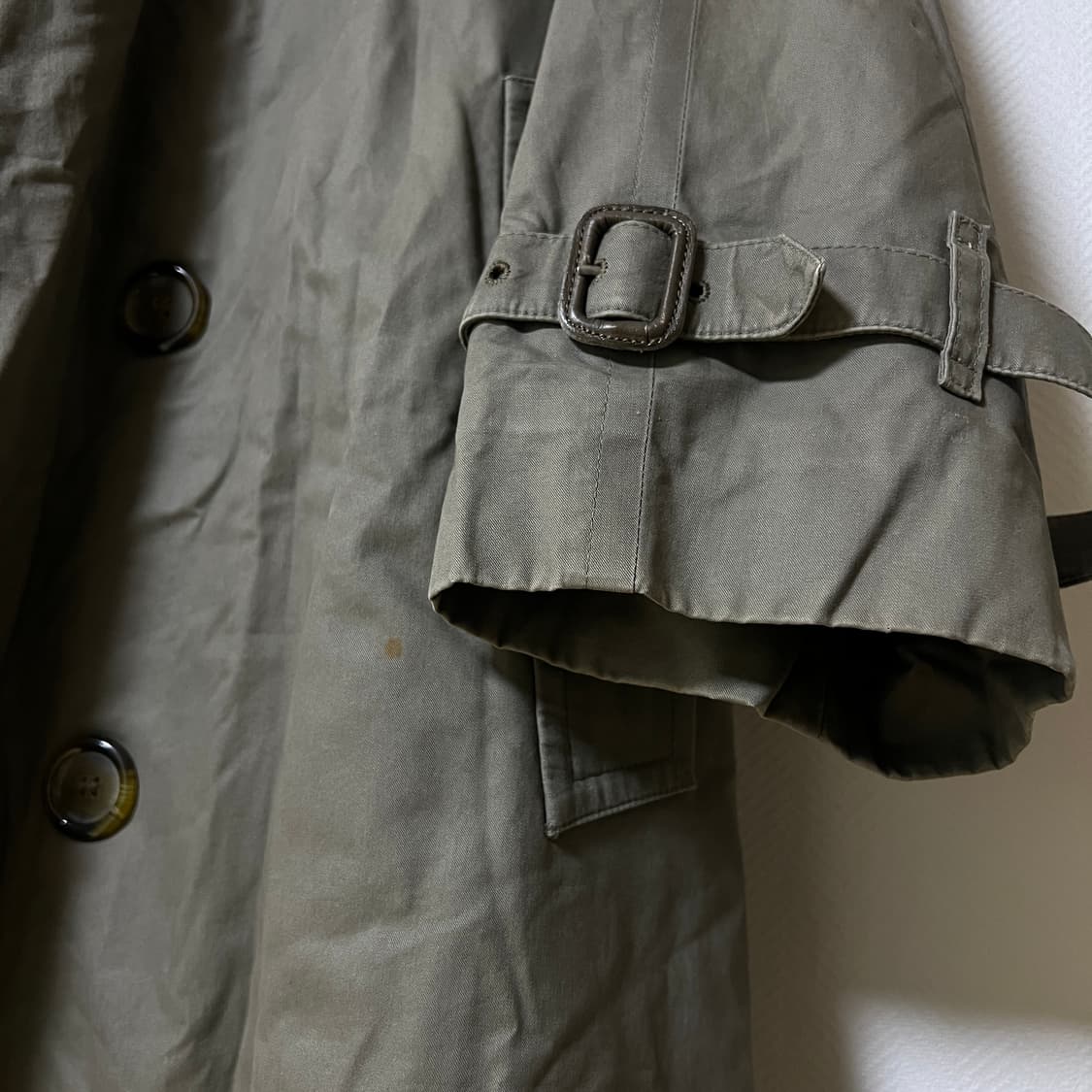 버버리 더블 브레스티드 울카라 트렌치코트 38 상품이미지7