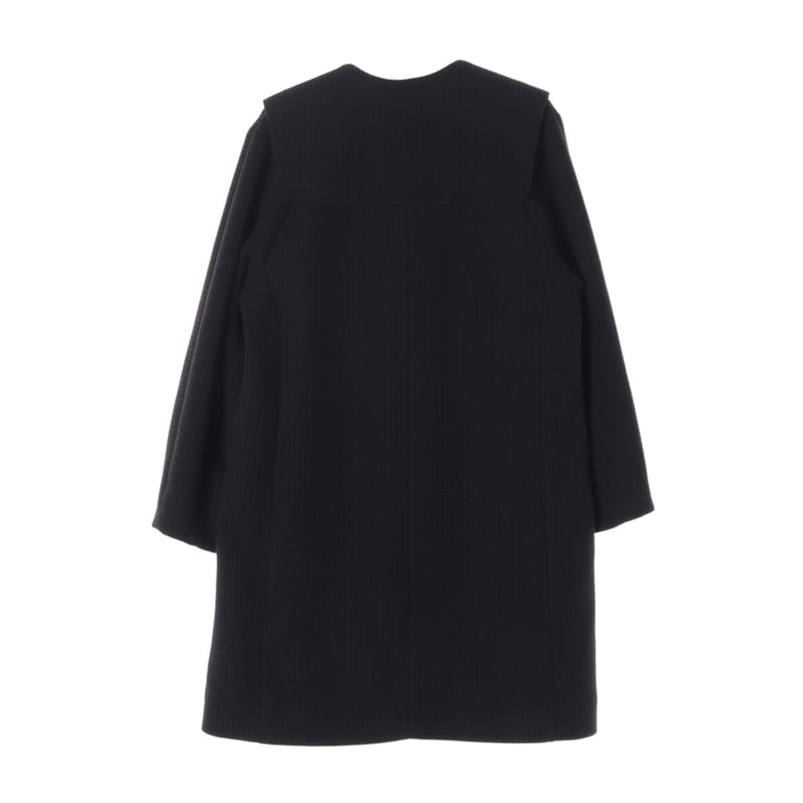 ROEM 모직 빅카라 싱글 하프 코트 상품이미지3